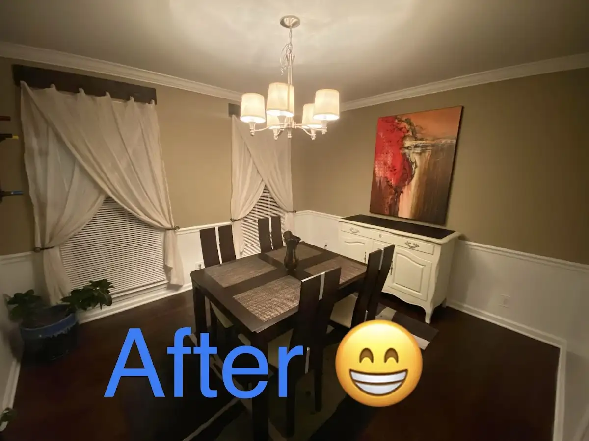 Professional dining room restoration after water damage in Merrimac